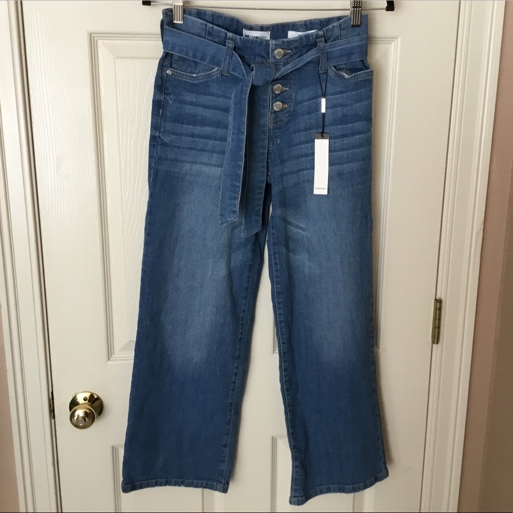 William Rast NWT Wide Leg Button Fly Crop Jeans - Size 25